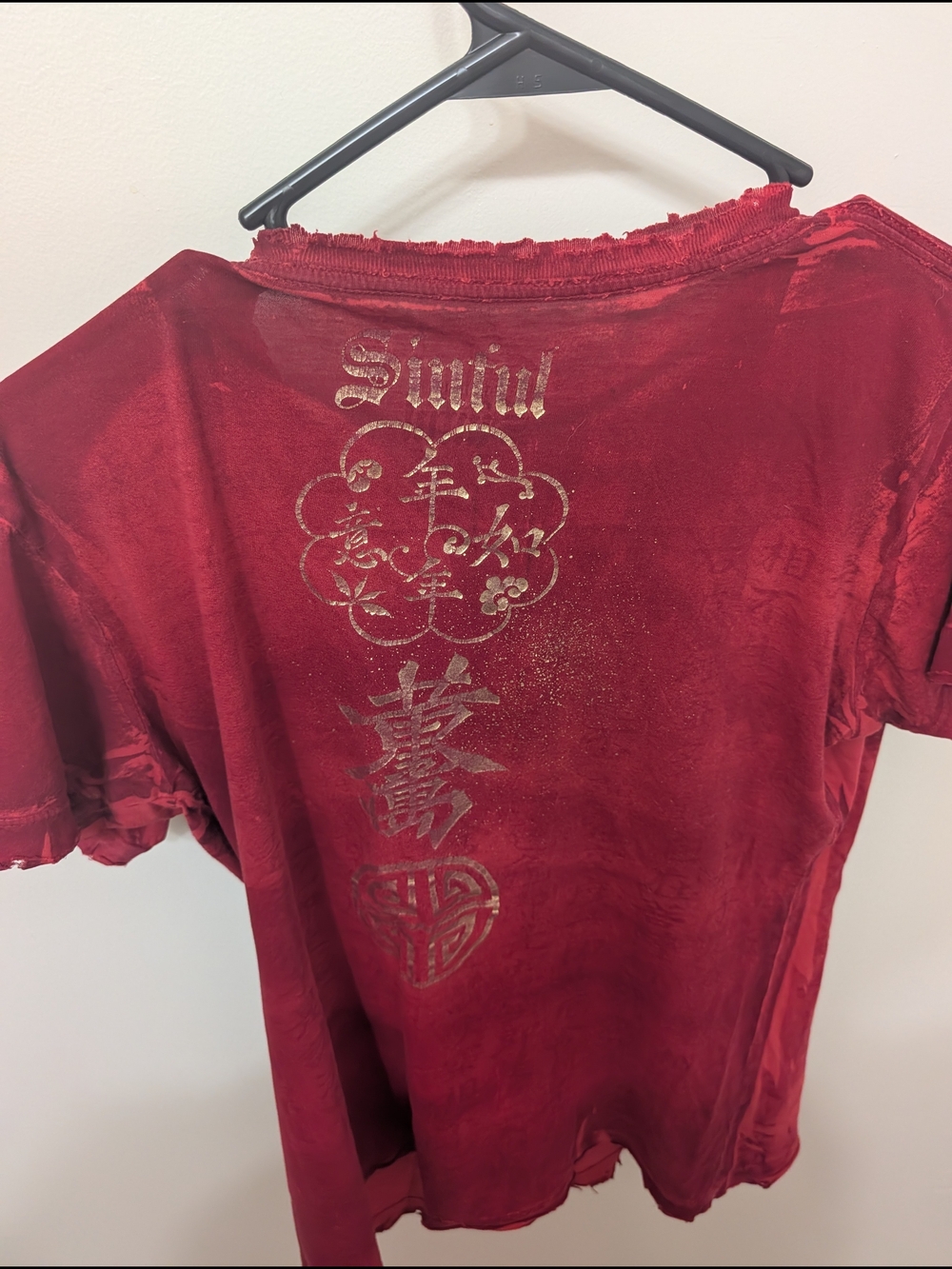 Red Women's Graphic Short-Sleeve Tee - Picture 3 of 5